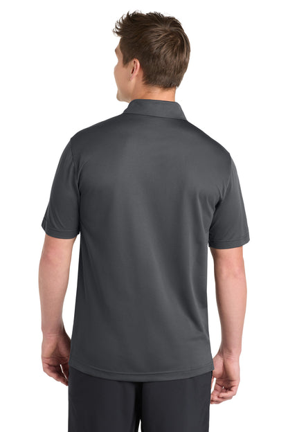 Iron Grey Sport-Tek PosiCharge Active Textured Polo. ST690 plain