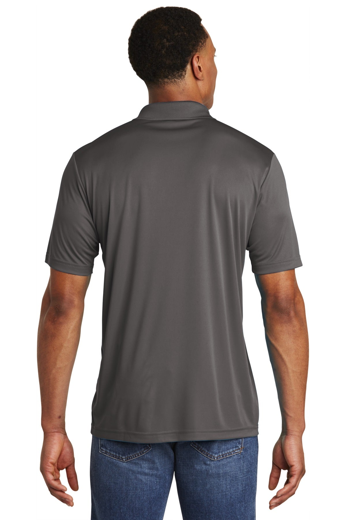 Iron Grey Sport-Tek PosiCharge Competitor Polo. ST550 plain