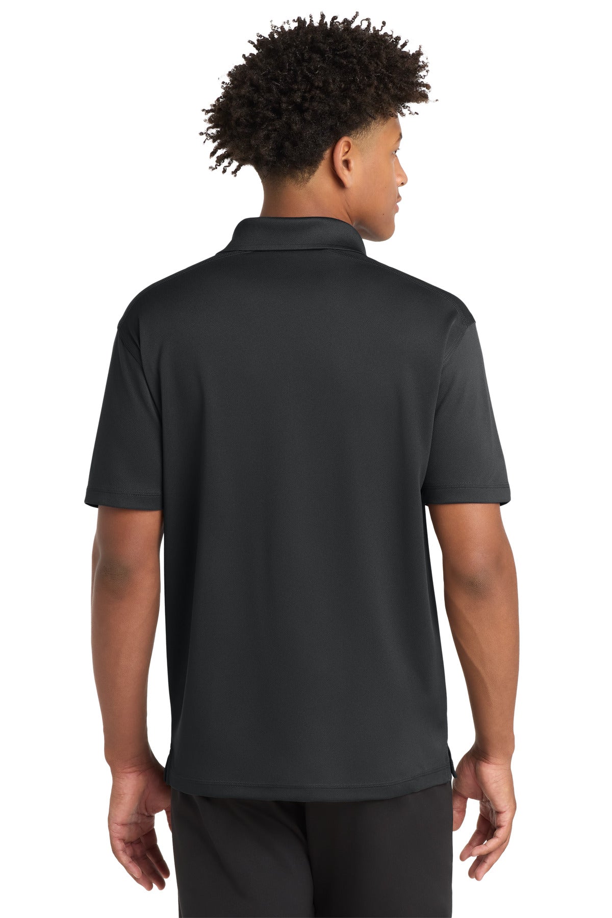 Iron Grey Sport-Tek PosiCharge Micro-Mesh Polo. ST680 plain