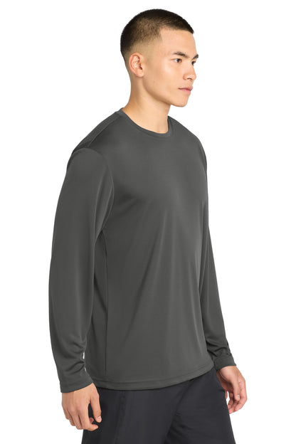 Iron Grey Sport-Tek Tall Long Sleeve PosiCharge Competitor Tee. TST350LS plain