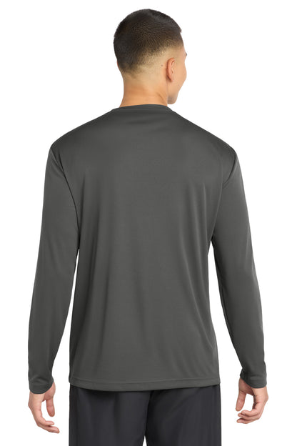 Iron Grey Sport-Tek Tall Long Sleeve PosiCharge Competitor Tee. TST350LS plain
