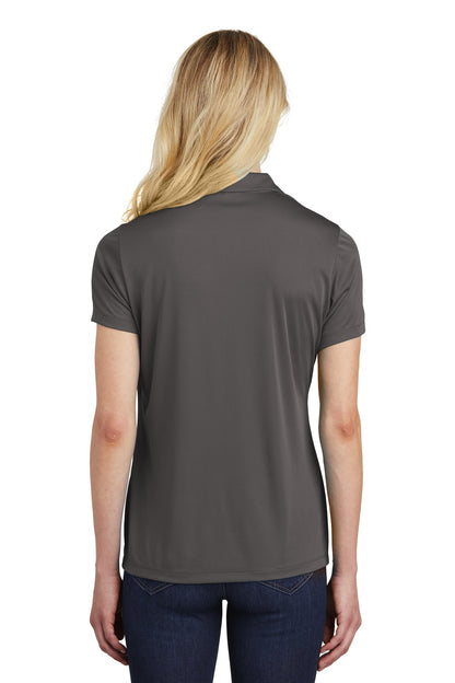 Iron Grey Sport-Tek Women's PosiCharge Competitor Polo. LST550 plain