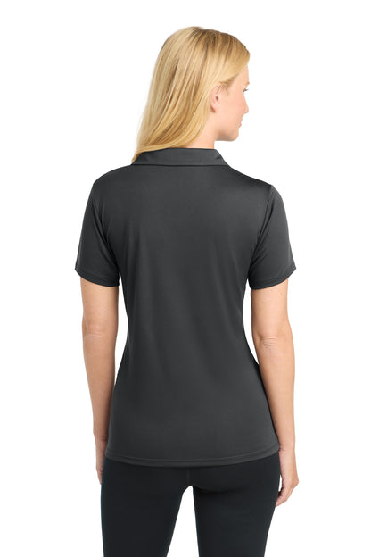 Iron Grey Sport-Tek Women's PosiCharge Competitor Polo. LST550 plain
