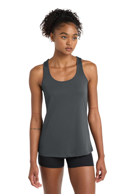 Iron Grey Sport-Tek Women's PosiCharge Competitor Racerback Tank. LST356 plain