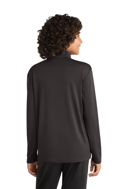 Iron Grey Sport-Tek Youth PosiCharge Competitor 1/4-Zip Pullover. YST357 plain