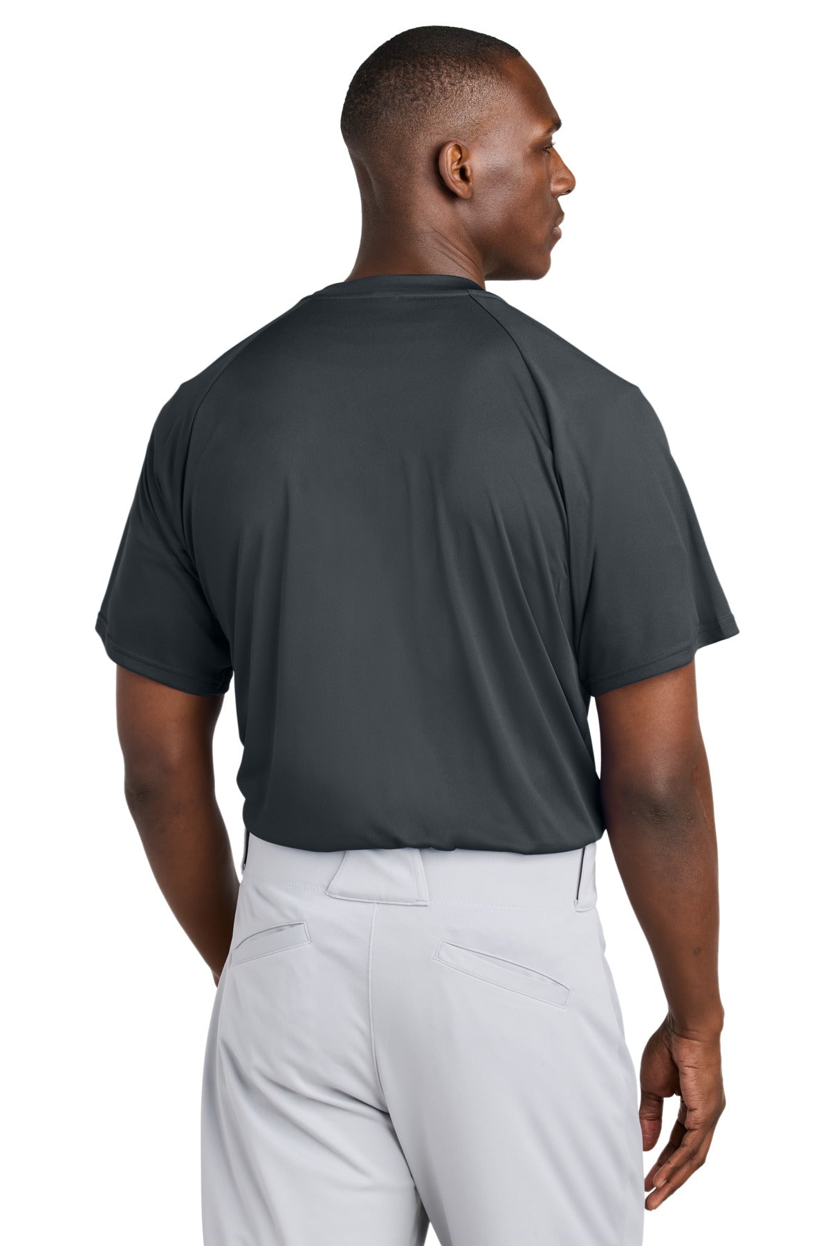 IronGrey Sport-Tek PosiCharge Competitor 2-Button Henley ST359 plain