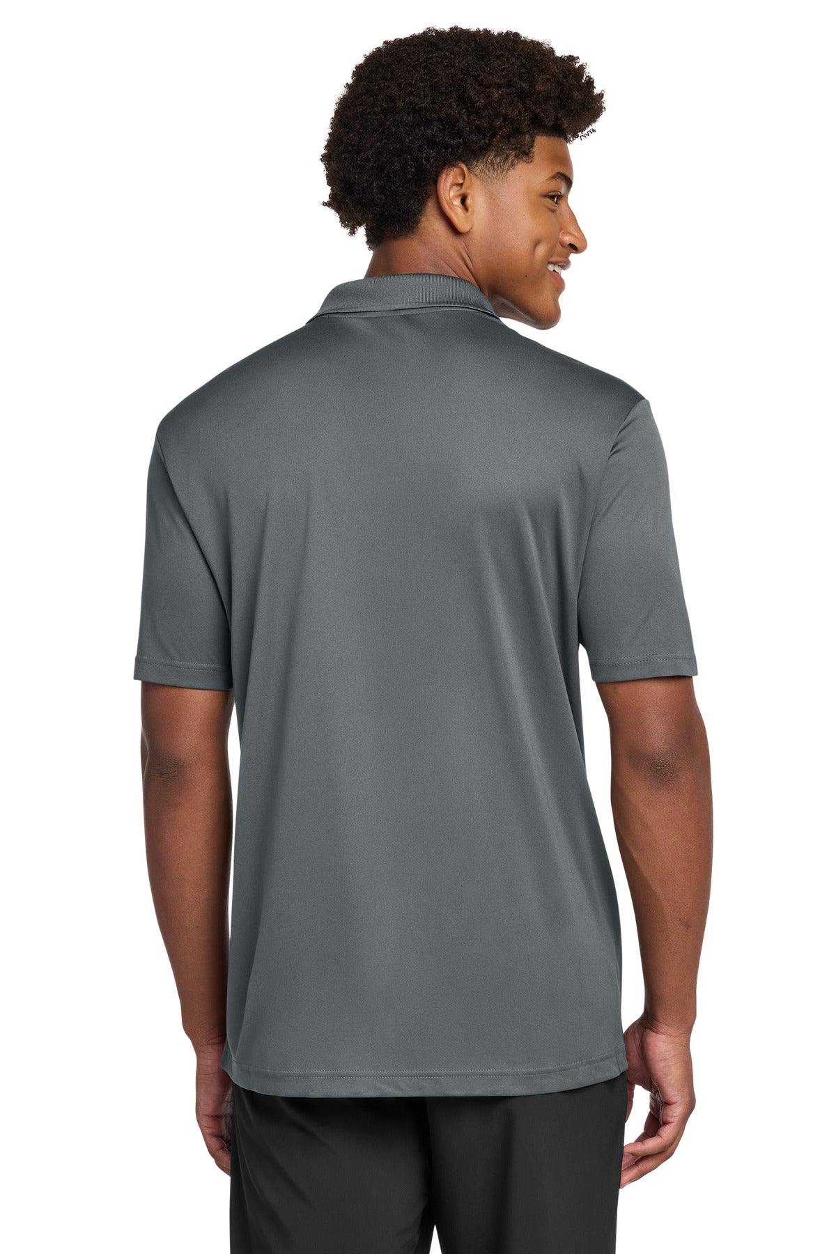 IronGrey Sport-Tek PosiCharge Re-Compete Polo ST725 plain