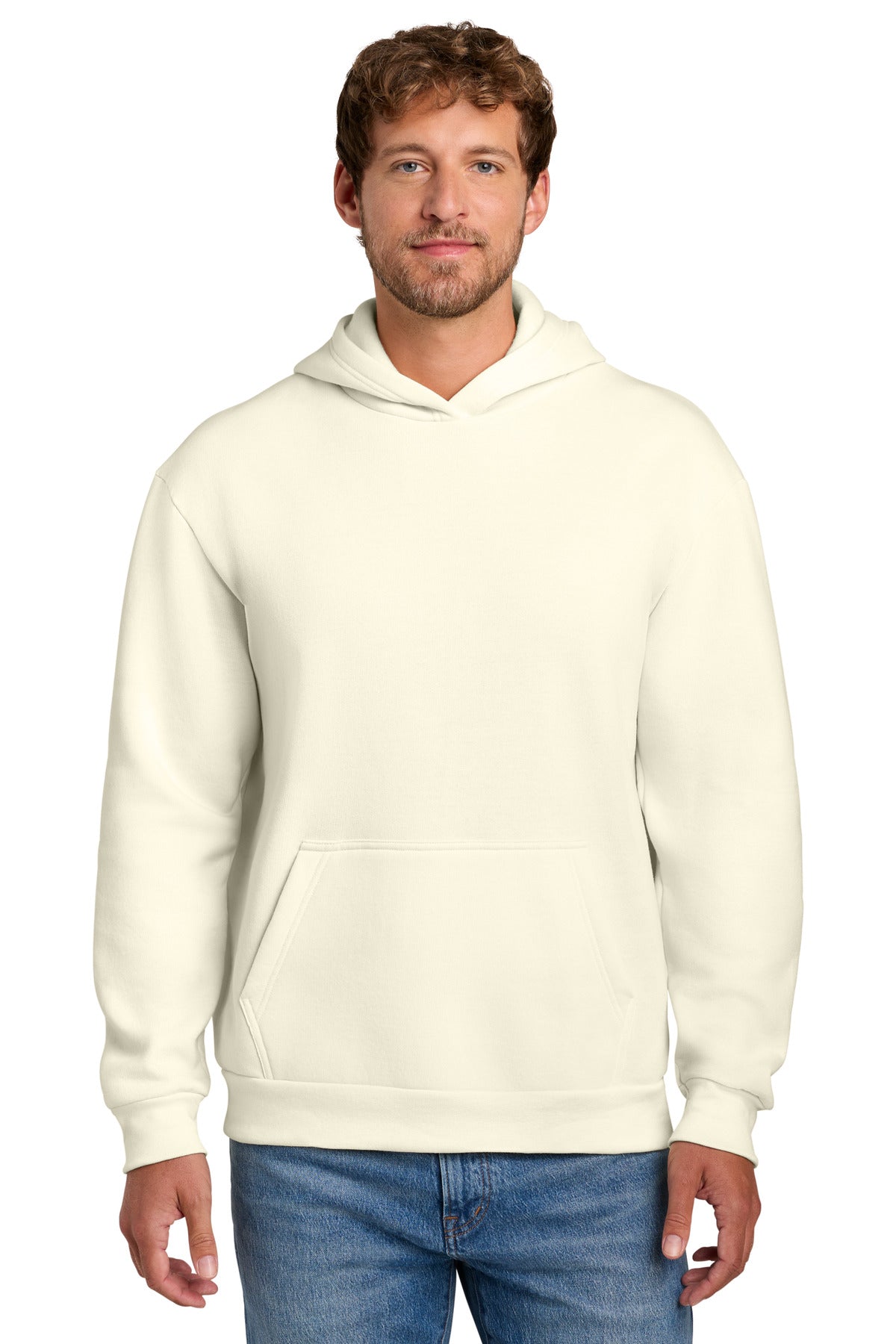 Ivory Port & Co Easy Fleece Pullover Hooded Sweatshirt PC68H