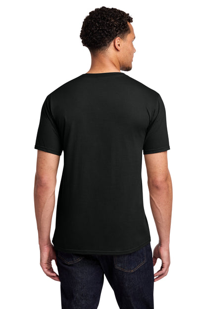 Jet Black Port & Co Fan Favorite Tee. PC450 plain