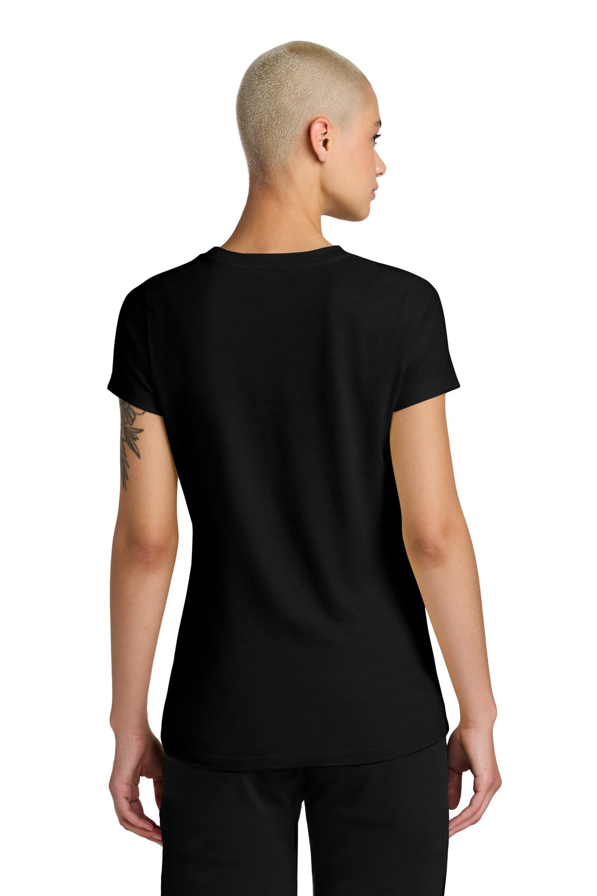 JetBlack District Women's Perfect Weight CVC Tee DT188 plain