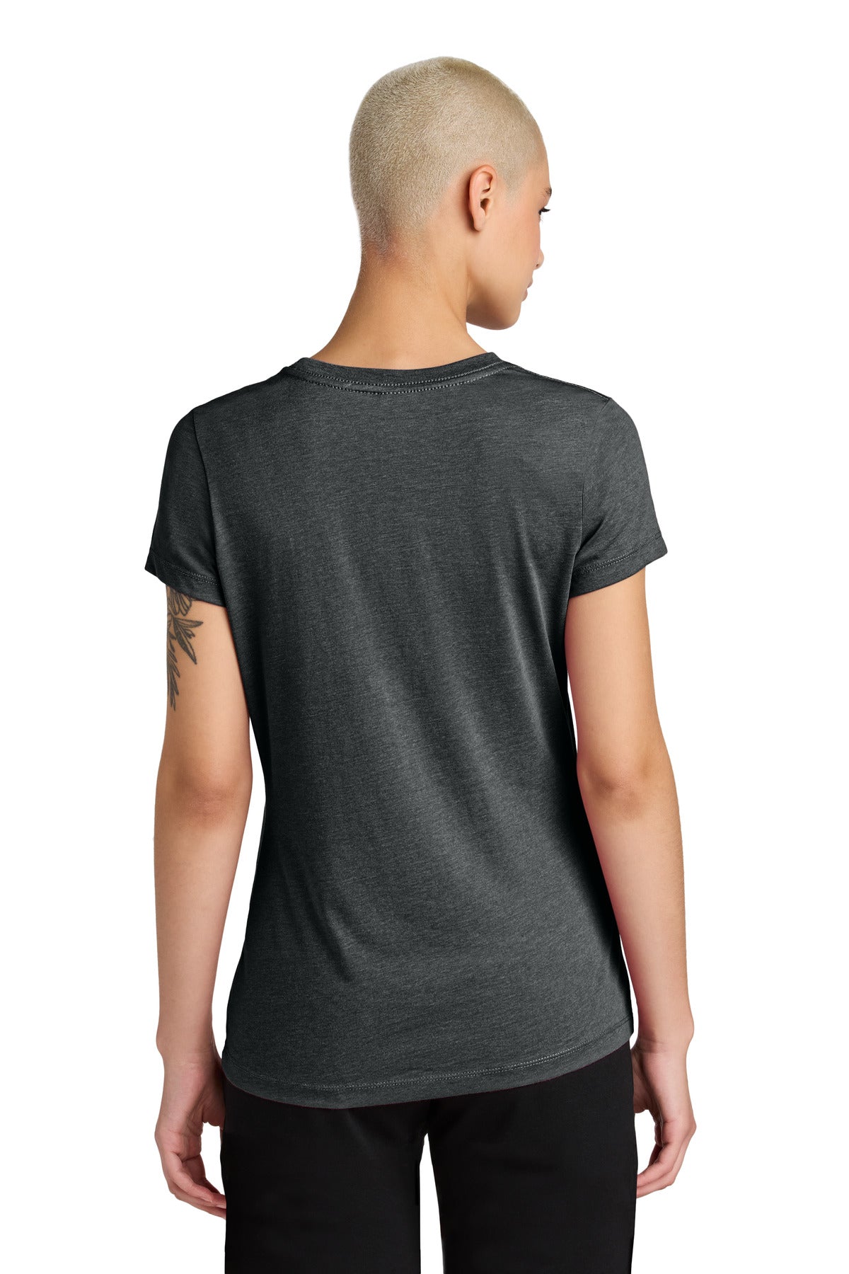 JetBlackHt District Women's Perfect Weight CVC Tee DT188 plain