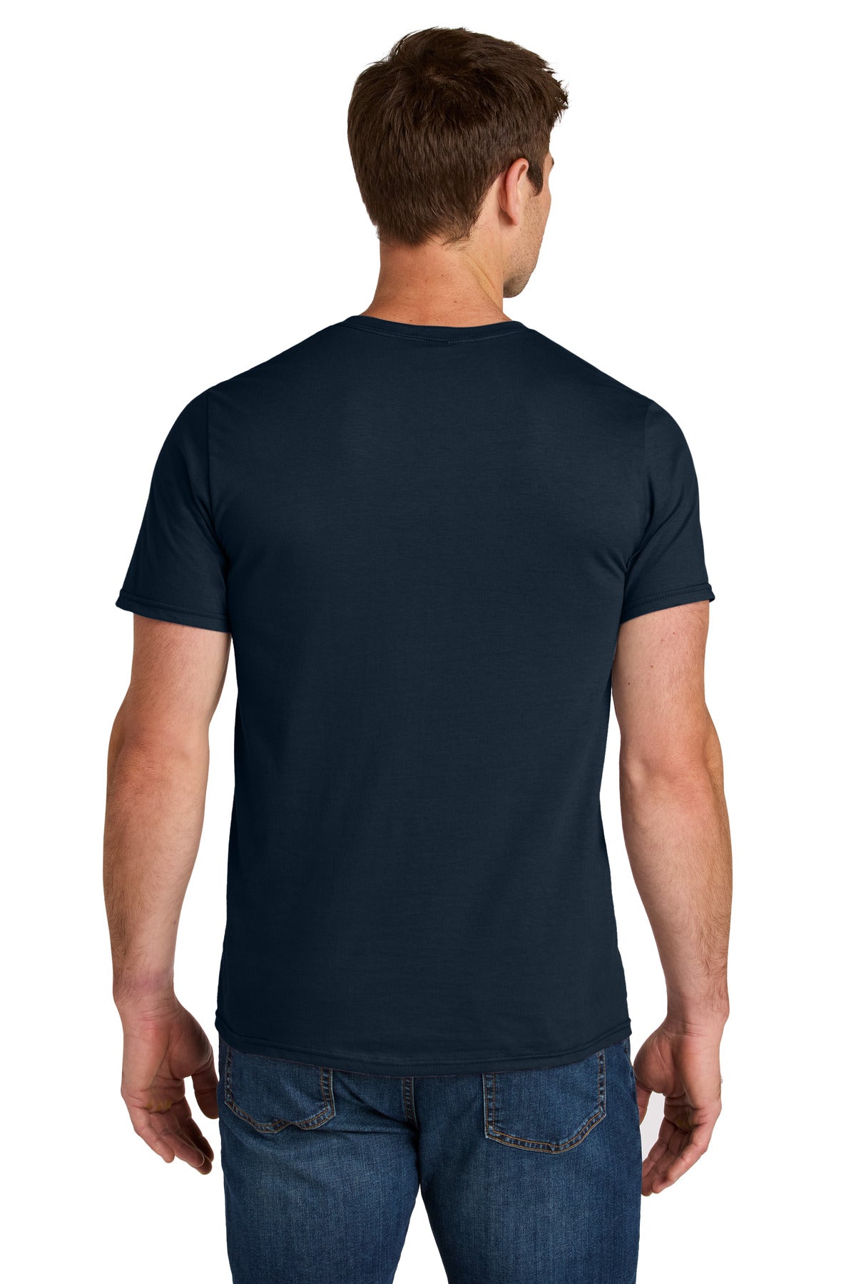JNavy Jerzees Ultimate Unisex Ring Spun T-Shirt IC46M plain