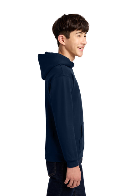 JNavy Jerzees - Youth NuBlend Pullover Hooded Sweatshirt. 996Y plain