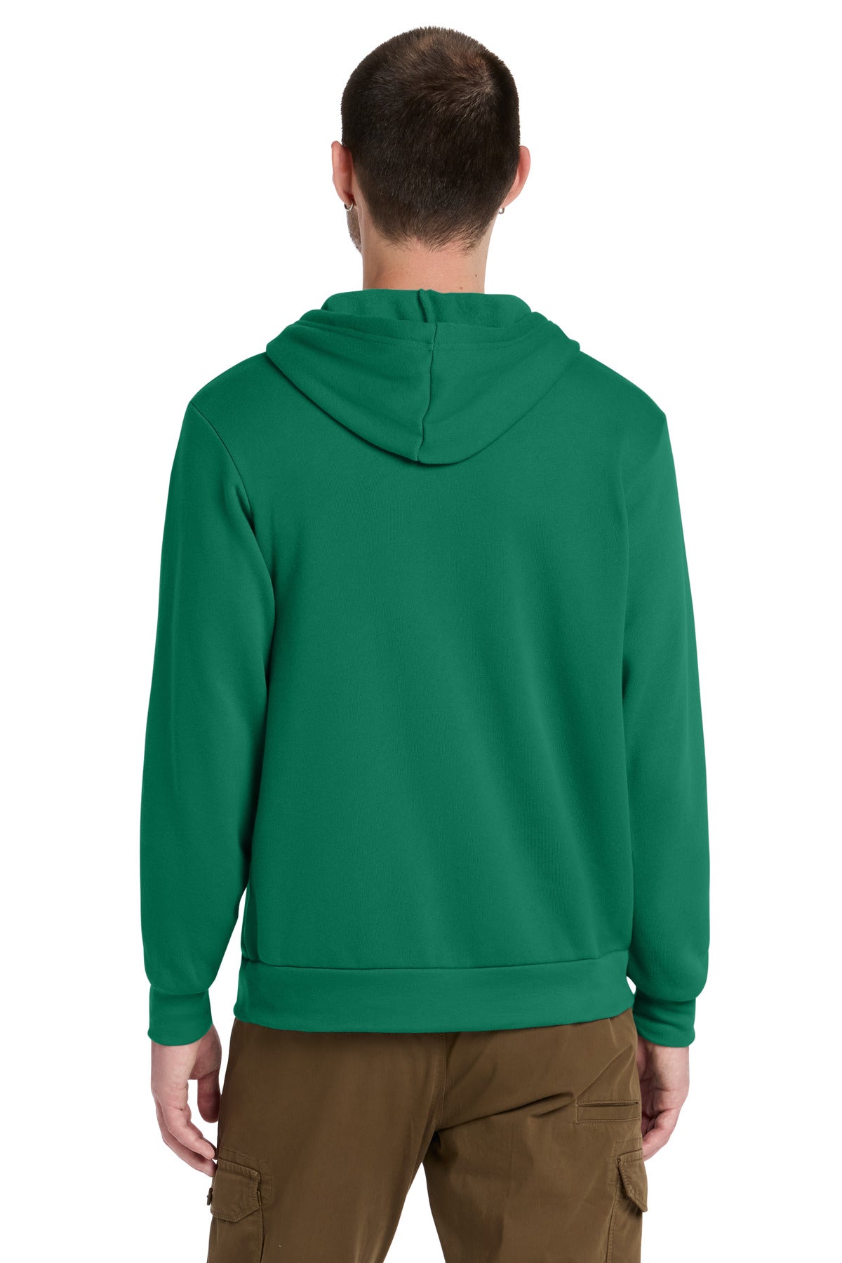Kelly BELLA+CANVAS Unisex Sponge Fleece Pullover Hoodie. BC3719 plain