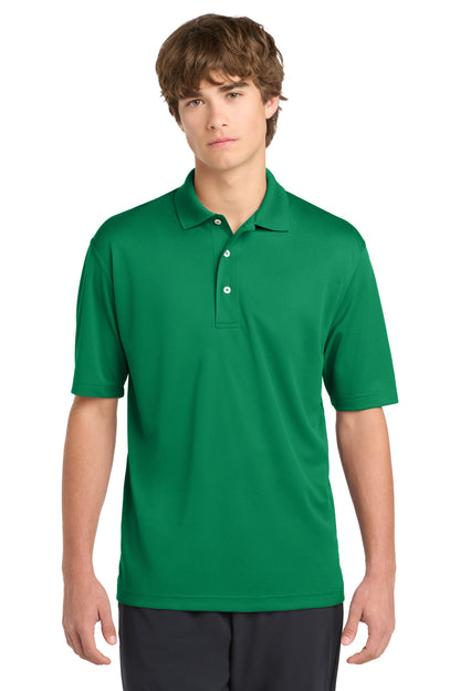 Kelly Green Sport-Tek Dri-Mesh Polo. K469 plain