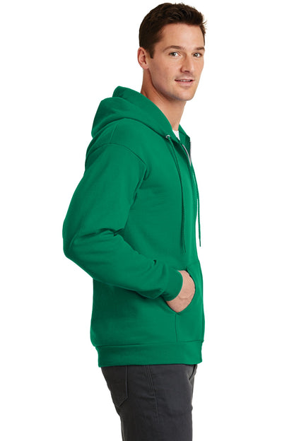 Kelly Port & Co Core Fleece Full-Zip Hooded Sweatshirt. PC78ZH plain