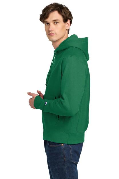 KellyGreen Champion Reverse Weave Hooded Sweatshirt S101