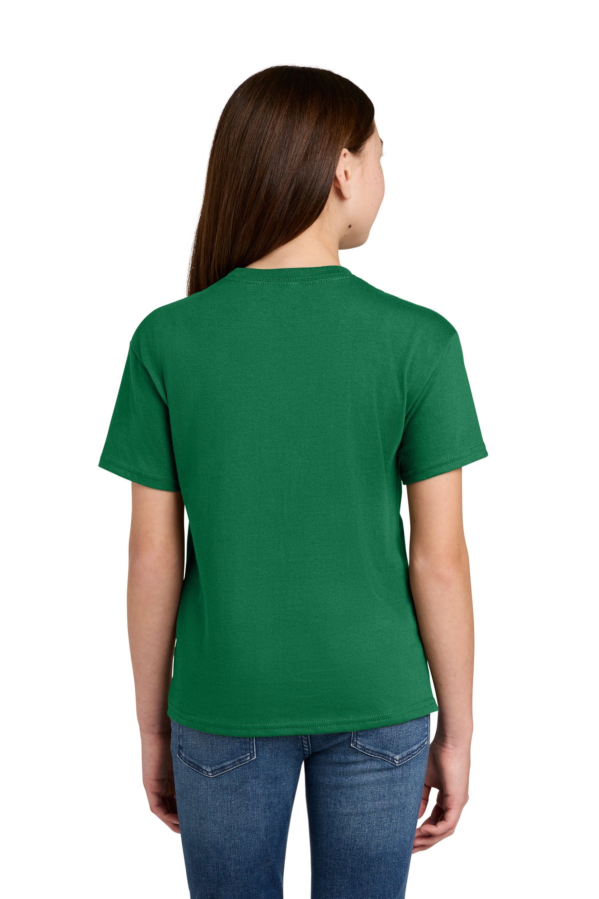 KellyGreen Champion Youth Jersey Short Sleeve Tee CH1081 plain