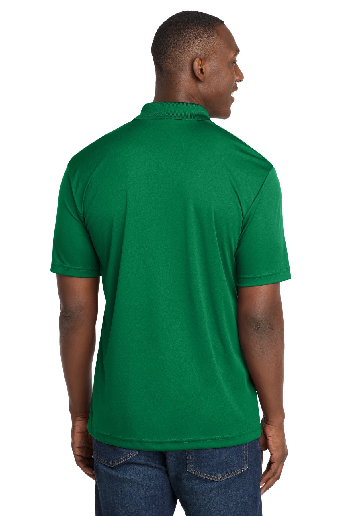 KellyGreen Sport-Tek PosiCharge Competitor Polo. ST550 plain