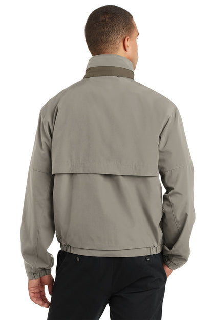 Khaki/Nutmeg Port Authority Legacy Jacket. J764 plain