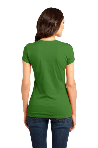 Kiwi Green District Women's Fitted Very Important Tee . DT6001 plain