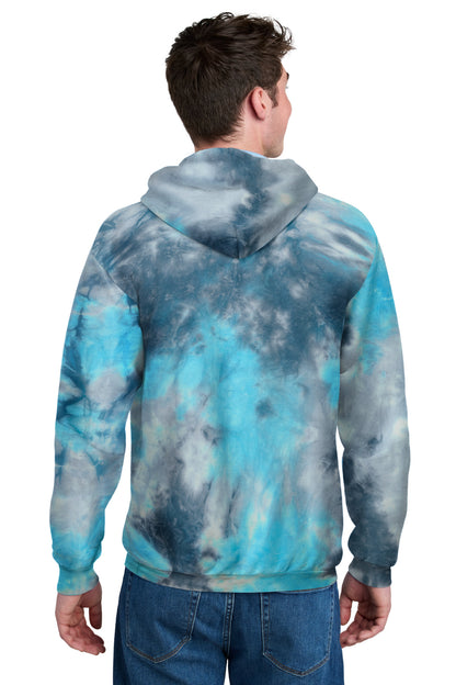LagClrbrst Port & Co Crystal Tie-Dye Pullover Hoodie PC144 plain