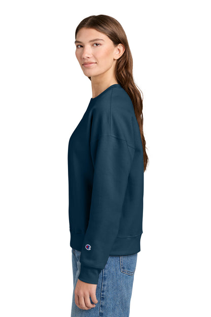 LateNgtBlu Champion Women's Powerblend Crewneck Sweatshirt SL650 plain
