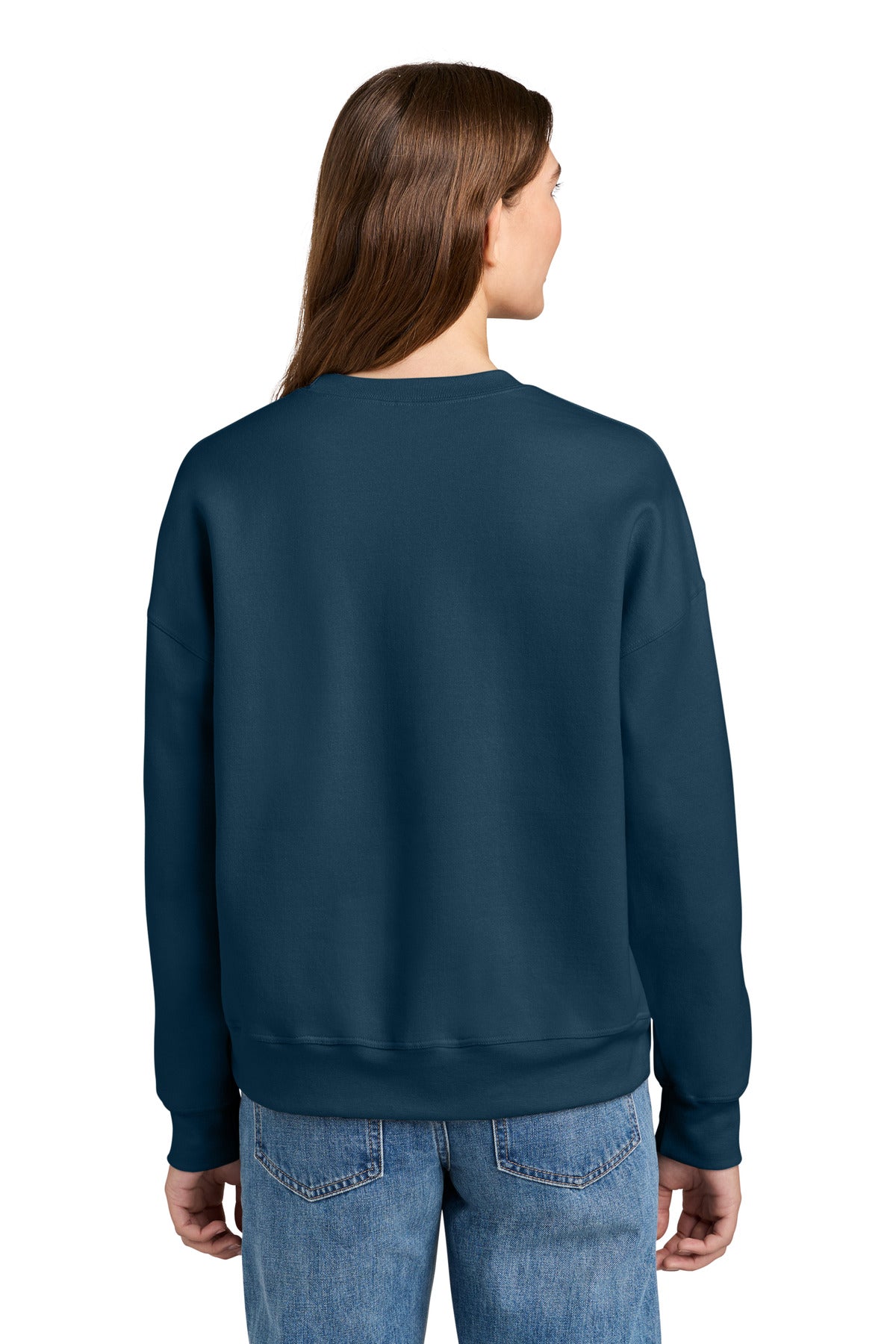 LateNgtBlu Champion Women's Powerblend Crewneck Sweatshirt SL650 plain