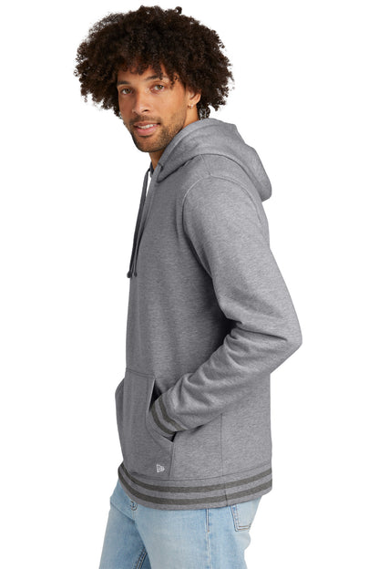 Left View of AtHt/DkHtG New Era Comeback Fleece Pullover Hoodie NEA550 plain