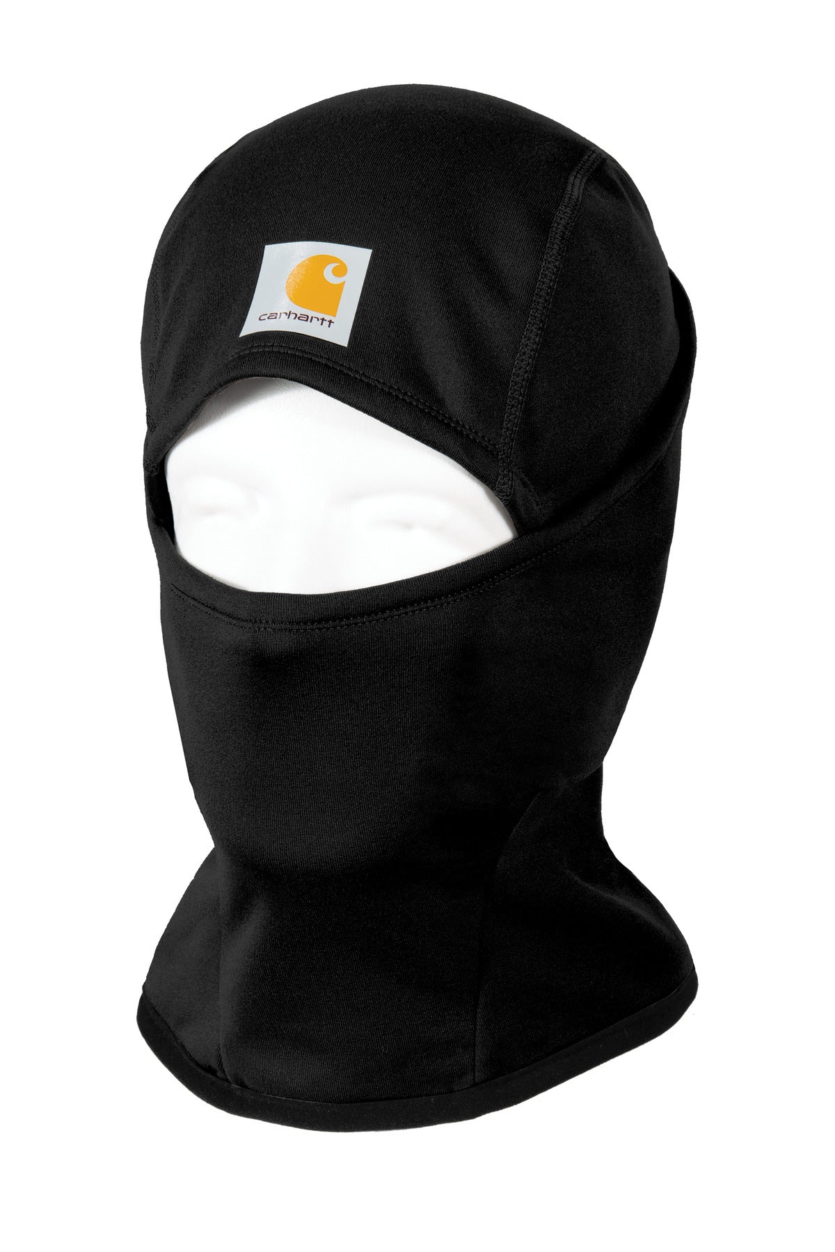 Left View of Black Carhartt Force Helmet-Liner Mask. CTA267 plain