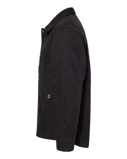 Left View of Black Rambler Boulder Cloth Jacket Tall Sizes - 5091T plain
