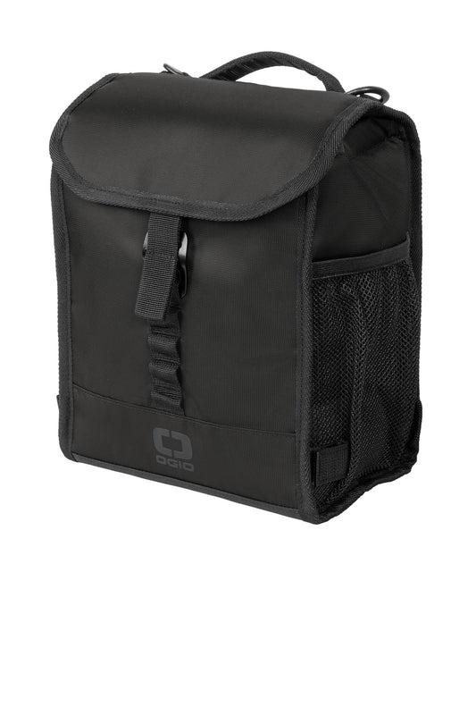 Left View of Blacktop OGIO Sprint Lunch Cooler 96000 plain