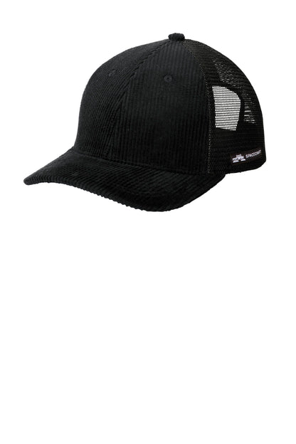 Left View of Blk/Blk LIMITED EDITION Spacecraft Conway Trucker Cap SPC1 plain