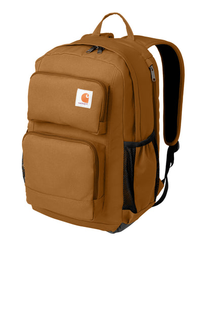 Left View of CarharttBr Carhartt 28L Foundry Series Dual-Compartment Backpack CTB0000486 plain