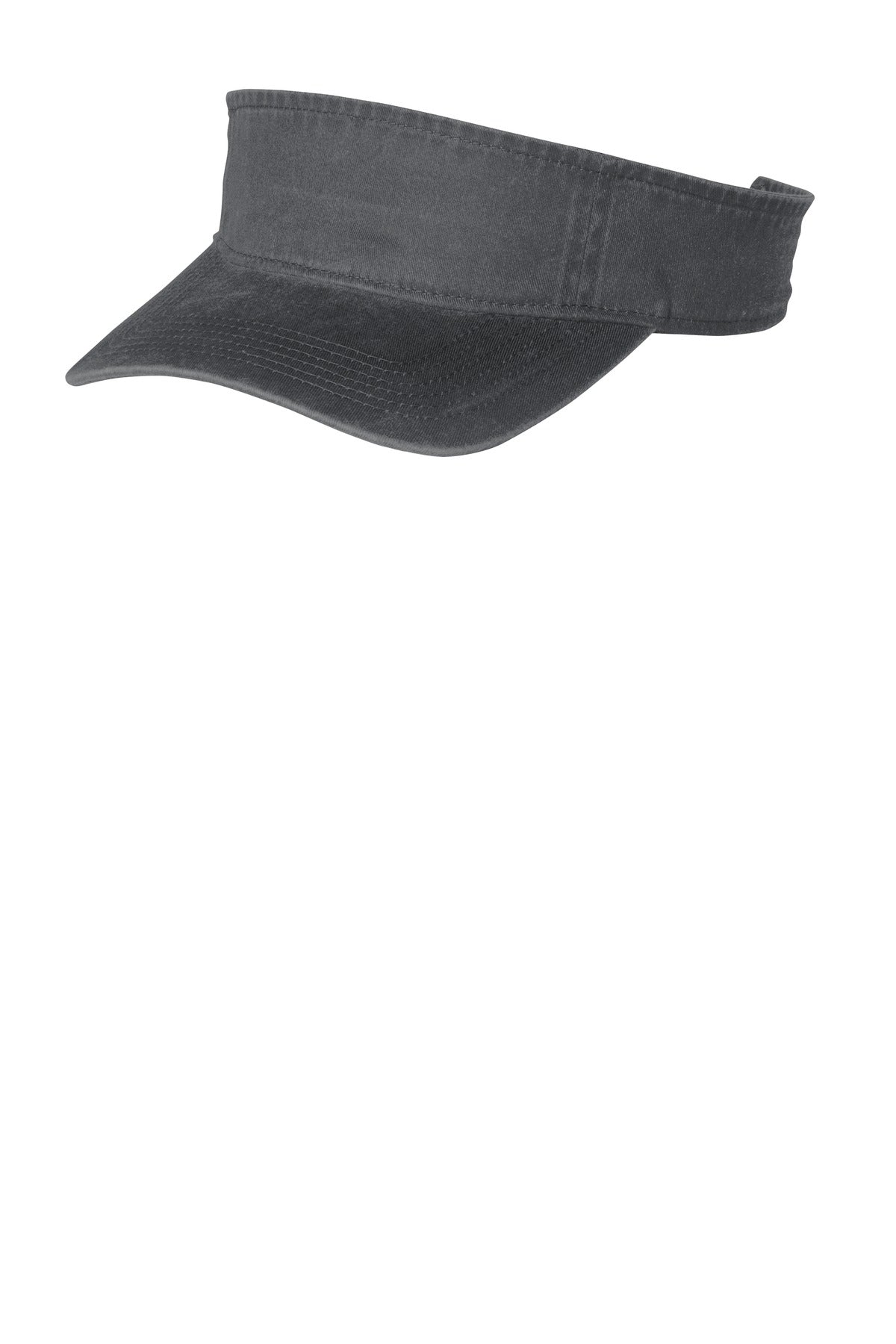 Left View of Coal Port Authority Beach Wash Visor. C944 plain