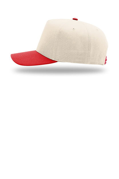 Left View of Crm/Crm/Rd Richardson Full Fabric 5-Panel Champ 323FPC plain