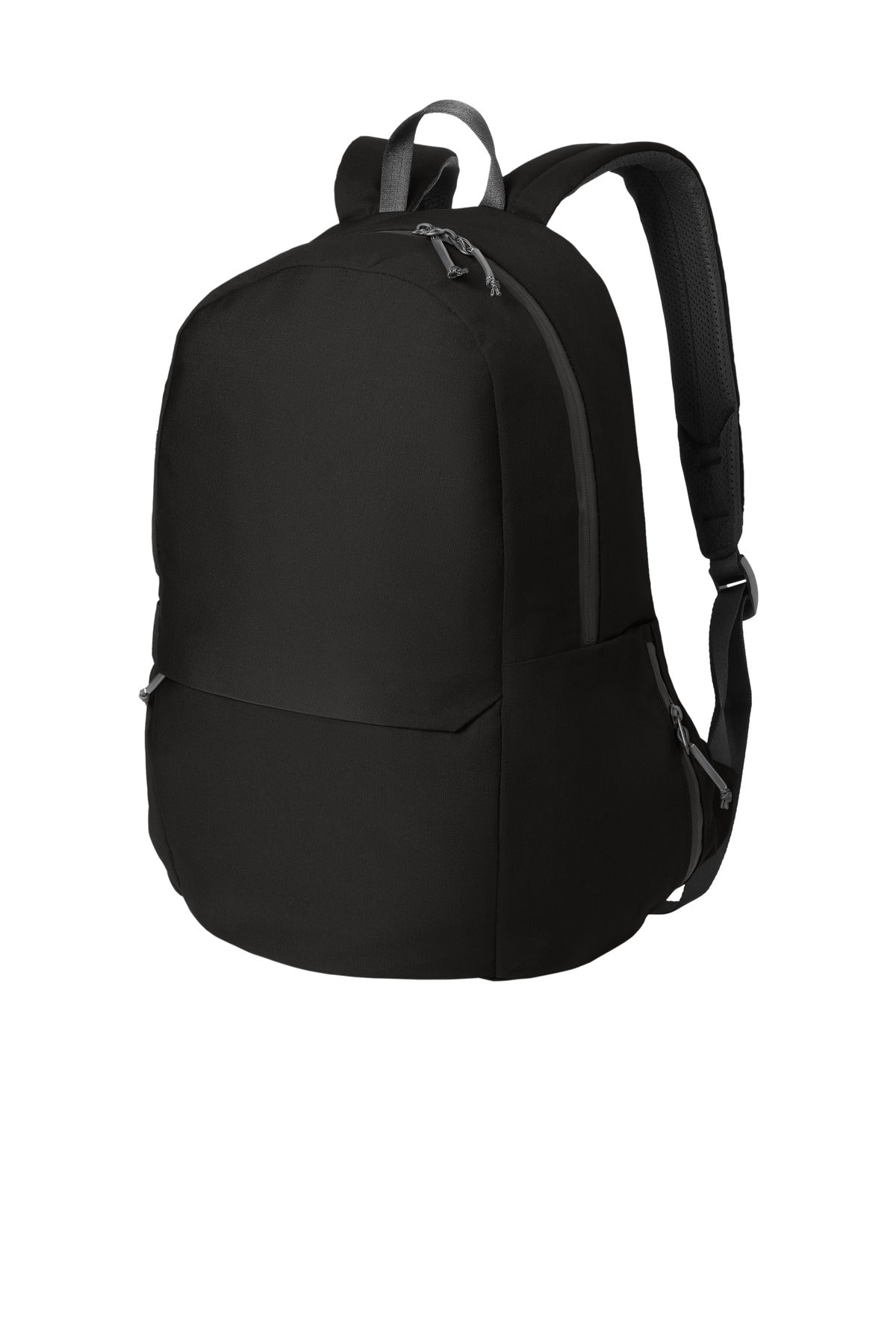 Left View of DeepBlack Mercer+Mettle Claremont Backpack MMB210 plain