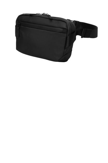 Left View of DeepBlack Mercer+Mettle Crossbody Pack MMB600 plain