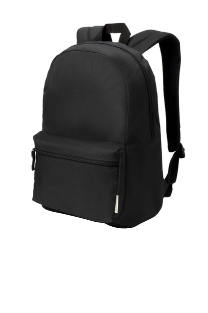 Left View of DeepBlack Port Authority C-FREE Recycled Backpack BG270 plain