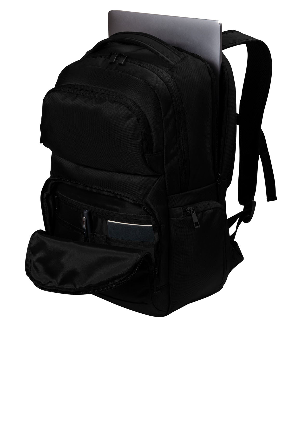 Left View of DeepBlack Port Authority Transit Backpack BG224 plain