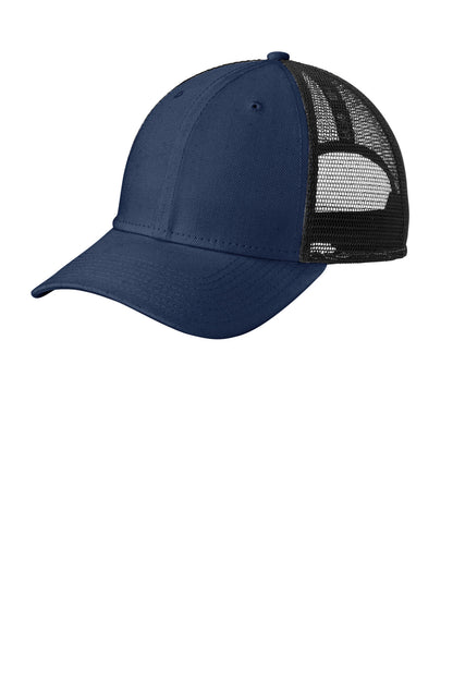 Left View of DeepNavy New Era Recycled Snapback Cap NE208 plain