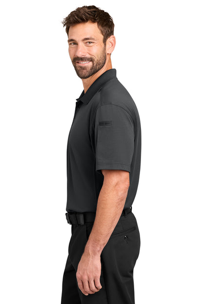 Left View of EchoSteel CornerStone Workwear Pro Tactical Polo CS452 plain