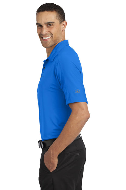 Left View of Electric Blue OGIO Linear Polo. OG1030 plain
