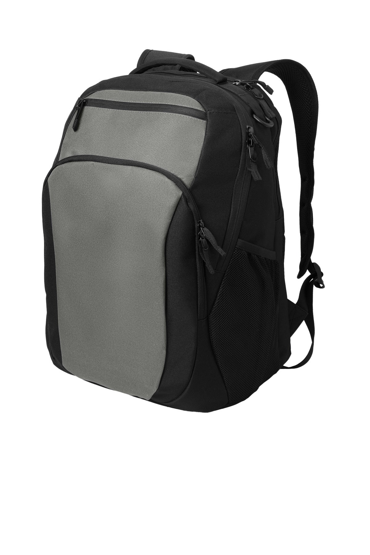 Left View of GustyGy/Bk Port Authority Transport Backpack BG232 plain