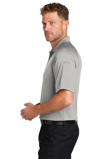 Left View of Light Grey CornerStone Select Lightweight Snag-Proof Tactical Polo. CS420 plain