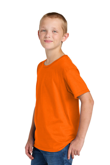 Left View of SftyOrg Jerzees Classics Youth Cotton T-Shirt 363Y plain