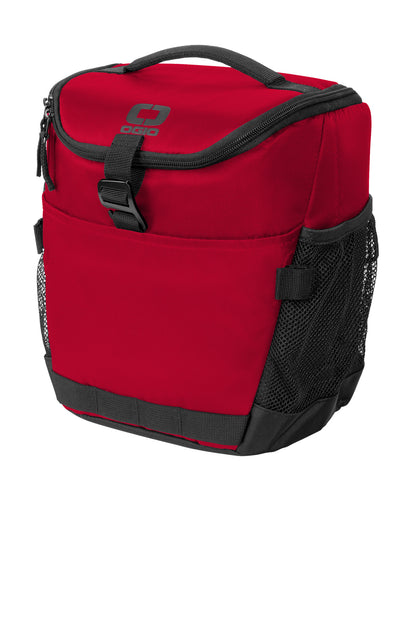 Left View of SignalRed OGIO Sprint 12-Pack Cooler 96001 plain