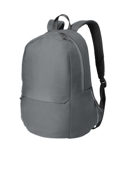 Left View of StormGrey Mercer+Mettle Claremont Backpack MMB210 plain