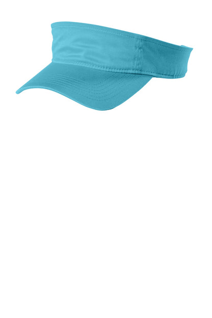 Left View of Tidal Wave Port Authority Beach Wash Visor. C944 plain