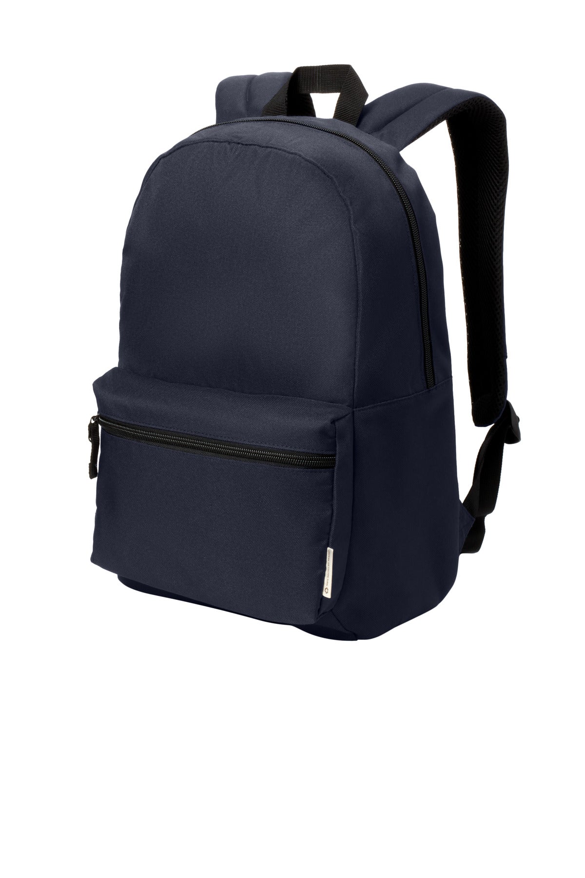 Left View of TrueNavy Port Authority C-FREE Recycled Backpack BG270 plain